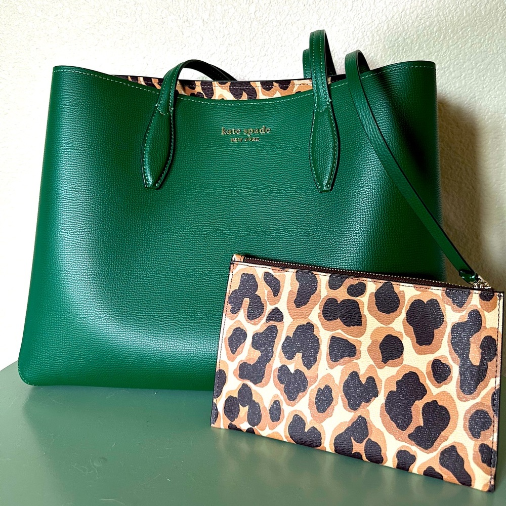 Kate Spade All Day Lovely Leopard Pop Large Tote